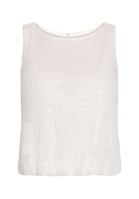 Vera Mont - Pailletten-Top im Glitzer-Look - Night Sky