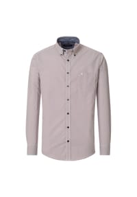 CASAMODA - Herren Freizeithemd Print Casual Fit - Rosarot