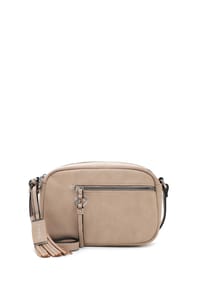 Tamaris TAS NELE - Schultertasche, Quastenanhänger, Reißverschluss, für Damen - 100 BLACK