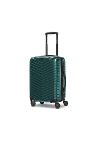 REDOLZ Essentials 18 - Essentials 18 4 Rollen Kabinentrolley S 55 cm mit Dehnfalte - metallic-black shiny
