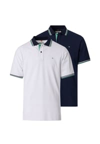 Redmond - Poloshirt 2er Pack Basic - Blau