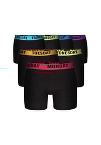 HAPPY SHORTS - Retroshorts Monday Sunday - Schwarz