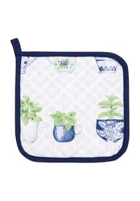 KRACHT® - Topflappen - WEISS/GRÜN