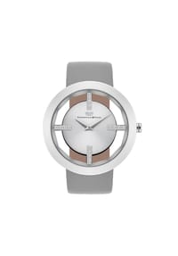 RHODENWALD & SÖHNE - Armband-Uhr Lucrezia silber Echtleder grau - grau