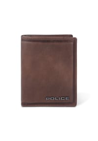 POLICE - Geldbörse Leder 9 cm - black