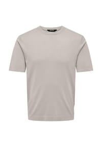 ONLY & SONS - T-Shirt WYLER Kurzarmshirt - grau