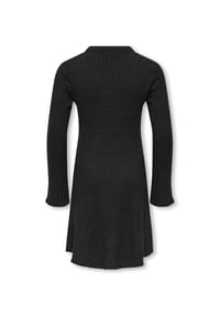 ONLY® - Strickkleid, Rippblende, für Kinder - BLACK