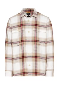 camel active - Overshirt, Relaxed Fit, Langarm, Kent-Kragen, für Herren - 50 SUNFADED RED