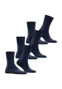 FALKE - Socken "Run", 3er-Pack, anatomische Passform - 3000 SCHWARZ