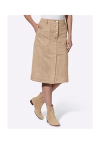 Witt - Lederimitat-Rock - beige