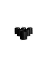 Ritzenhoff & Breker Teelichthalter Onyx ø 8 cm 6er Set schwarz - ONYX - schwarz