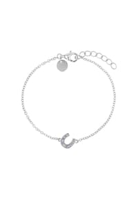 TOM TAILOR - Armband für Mädchen, Silber 925, Zirkonia | Hufeisen - silber