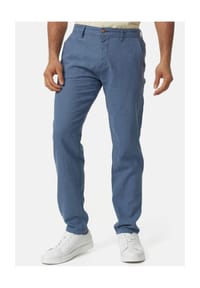 INDICODE - Leinenhose Arona - China Blue