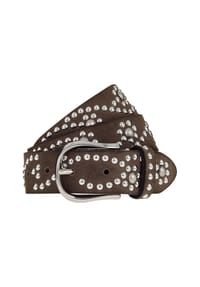 B.BELT - Nietengürtel Leder - black