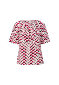 s.Oliver BLACK LABEL - Shirtbluse, Falten-Detail, für Damen - 41B1  LILAC/PINK