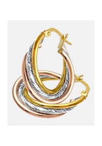 Diamant L'eternel - Creolen, 375 Gelbgold - gold
