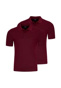 RAGMAN - Poloshirt 2er Pack Basic - Anthrazit