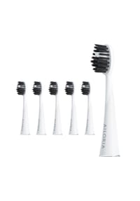 AILORIA - Charcoal Ersatzbürstenköpfe 6er Set SHINE BRIGHT - schwarz