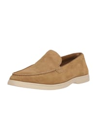 CLARKS® - Loafer Torford Easy im eleganten und einfachen Slip-On-Design - 5232 Dark Sand Suede