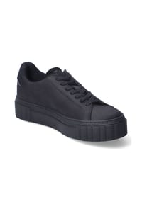 Tamaris - Sneaker, Leder, Plateau, für Damen - 007 BLACK UNI