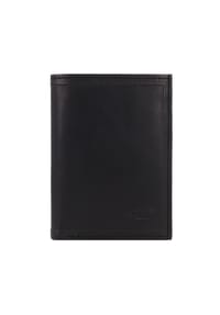 camel active WOOD - Scheintasche, Leder, RFID-Schutz, für Herren - BLACK