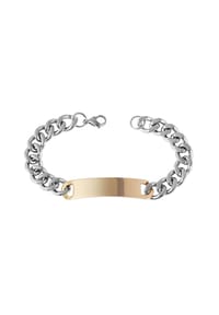 Adelia's - Adelia's Unisex Armband aus Edelstahl - gold silber