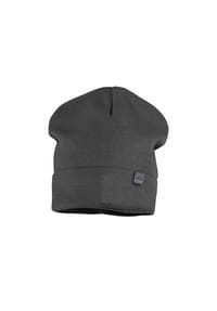 CAPO - Strickbeanie, Wolle Umschlag - anthracite