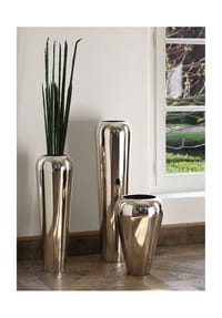 Fink Living Vase TUTZI - TUTZI - silberfarben