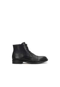 Kazar - Stiefel mit Toe cap aus Leder in Schwarz mit Reißverschluss - Schwarz