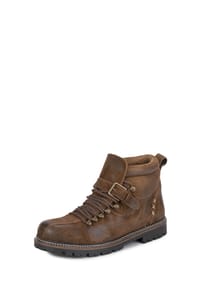 STOCKERPOINT - Trachtenstiefel Tiago - dunkelbraun gespeckt