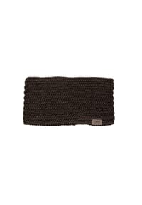 CAPO - Stirnband, gerippt,  Fleecefutter - dark brown