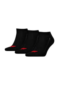 Levi's® - Sneakersocken, 3er Pack, für Damen - 001 BLACK