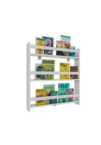 VCM. - Holzregal hängend | platzsparendes Kinder Regal | Maße: H. 80 x B. 70 x T. 10 cm | Elegantes Regal hängend | Aufbewahrungsregal | Bücherregal | Wandboard - Kidos - Anthrazit