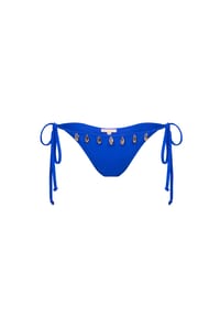 MODA MINX - Bikinihose SHELL TIE mit tollen Muschel-Elementen - Azure Blue