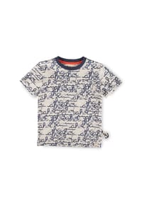 sigikid® - T-Shirt Ahoi Little Pirate ,  für Kinder - Beige/Blau