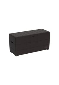 VCM. - Durabox Kunststoff Garten Aufbewahrungsbox Kissenbox 270 l, 117 x 45 x 56 cm - Braun
