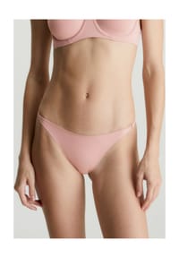 Calvin Klein - Tanga, Ketten-Detail, für Damen - BLACK
