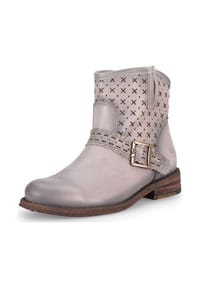 Felmini - Leder Stiefelette - Braun/Grau