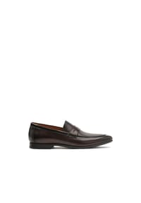 Kazar - Braune Penny Loafers aus Glattleder - Braun