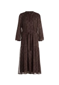 zero - Shirtkleid, Bindegürtel, für Damen - 7875 BEIGE/BROWN