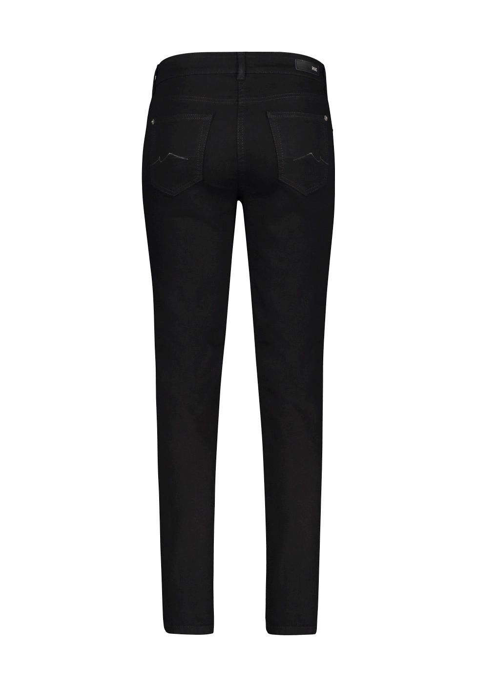 MAC Melanie Jeans, Straight Fit, GüRtelschlaufe, FüR Damen, Schwarz, 46/L30