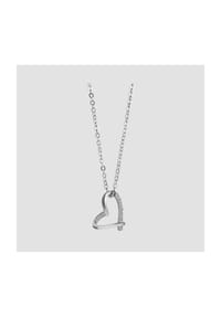 Adelia's Heart Collection - Halskette mit Anhänger – Herz aus 925 Silber - silber