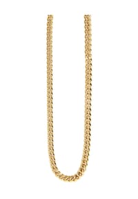 Adelia's - Adelia's Herren Edelstahl Panzerkette Halskette - gold