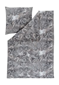 ESTELLA® Flanell-Bettwäsche "Paisley", 3-teilig - Atelier - 270 MARINE