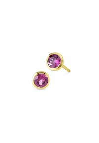 Orolino - Ohrringe 585/- Gold 2 Rodolith - gelb
