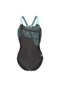arena - Badeanzug Kikko, breite Träger, für Damen - 580 BLACK-WATER