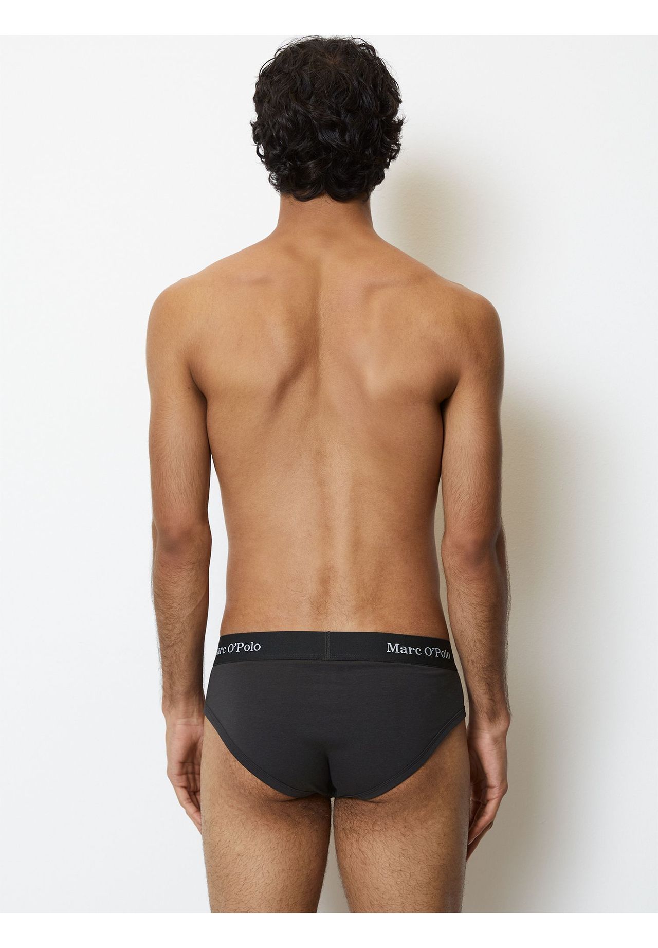 Marc O'polo Essentials Slips, 3Er-Pack, Logo-Bund, FüR Herren, Schwarz, M