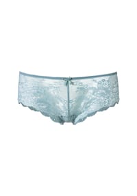LASCANA - Panty, florale Spitze, Zierschleife, für Damen - 30 TURQUOISE