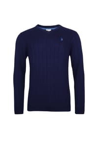 U.S. POLO ASSN. - Strickpullover Pullover V-Neck - schwarz