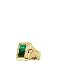 FOSSIL RAQUEL WATCH RING - Fossil Damen-Ringuhr Raquel 2-Zeiger-Werk Edelstahl goldfarben, ES5448 - Gold